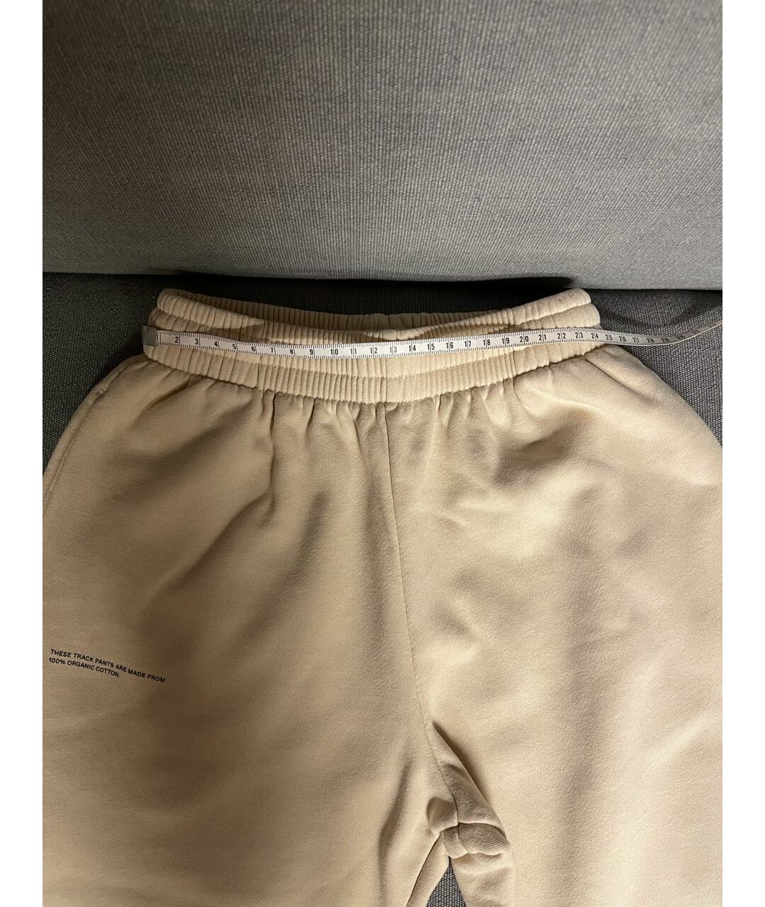 THE PANGAIA Бежевые хлопковые брюки и шорты, фото 7