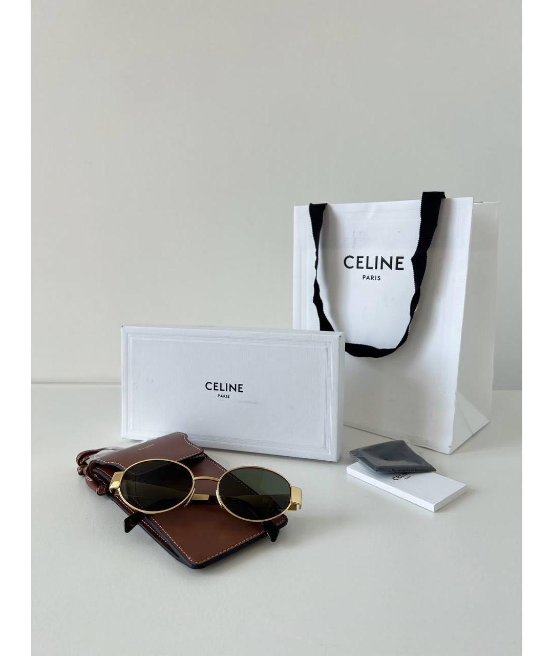 CELINE Черные солнцезащитные очки, фото 8