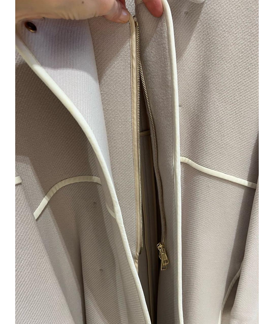 CHLOE Бежевое шерстяное пальто, фото 4