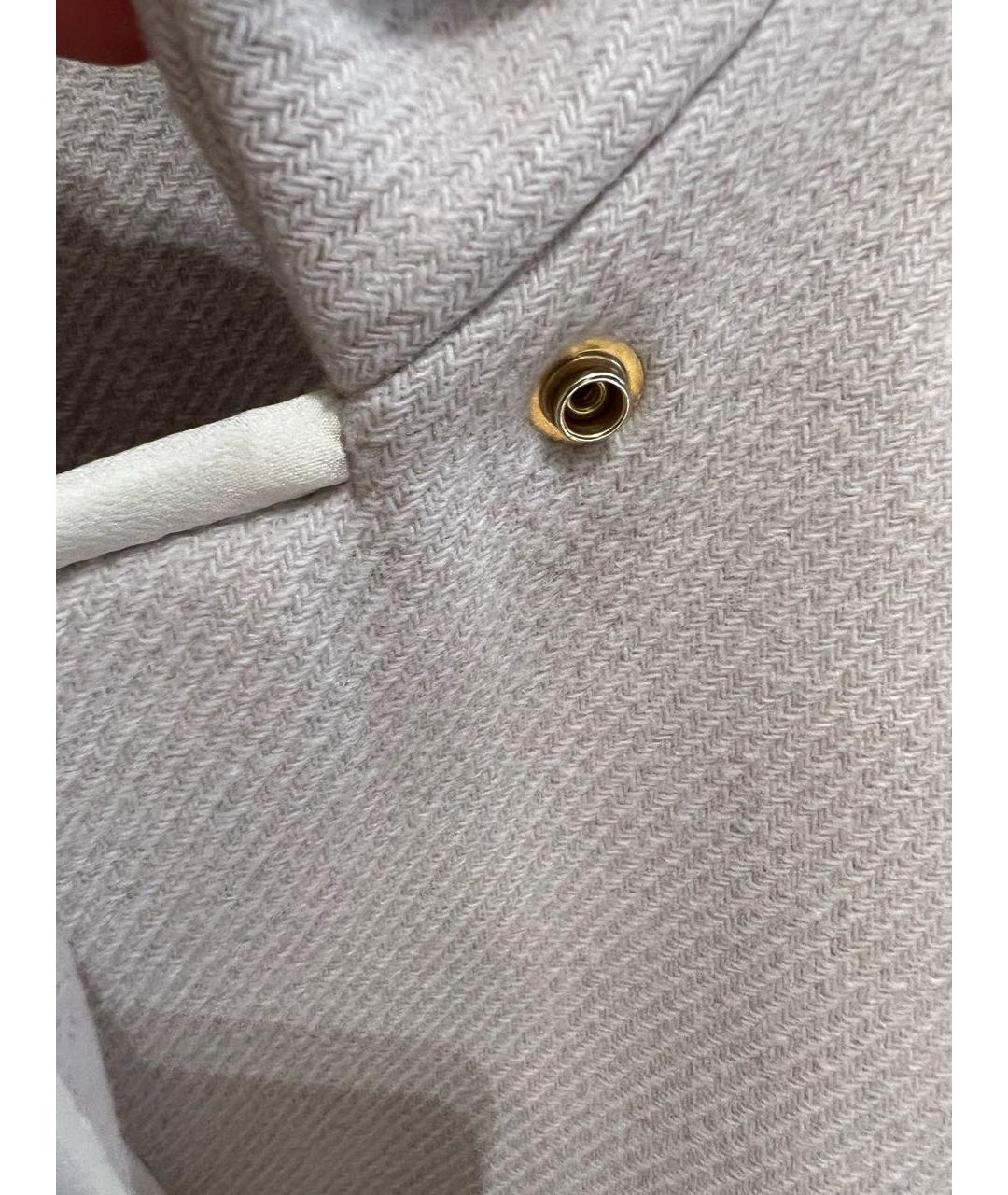 CHLOE Бежевое шерстяное пальто, фото 6