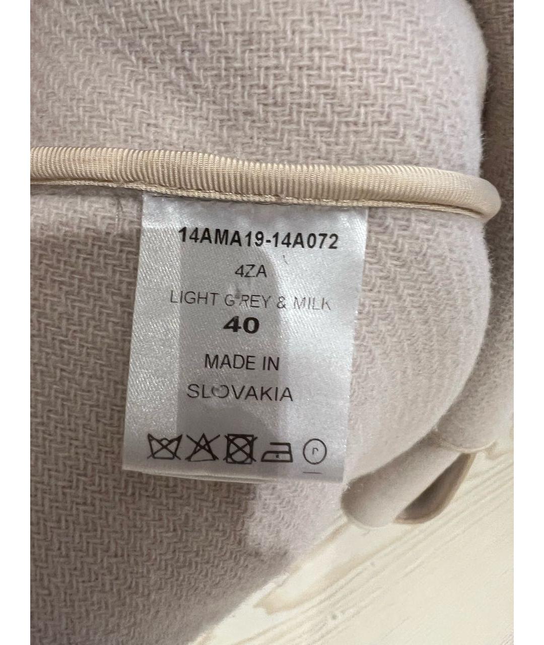 CHLOE Бежевое шерстяное пальто, фото 7