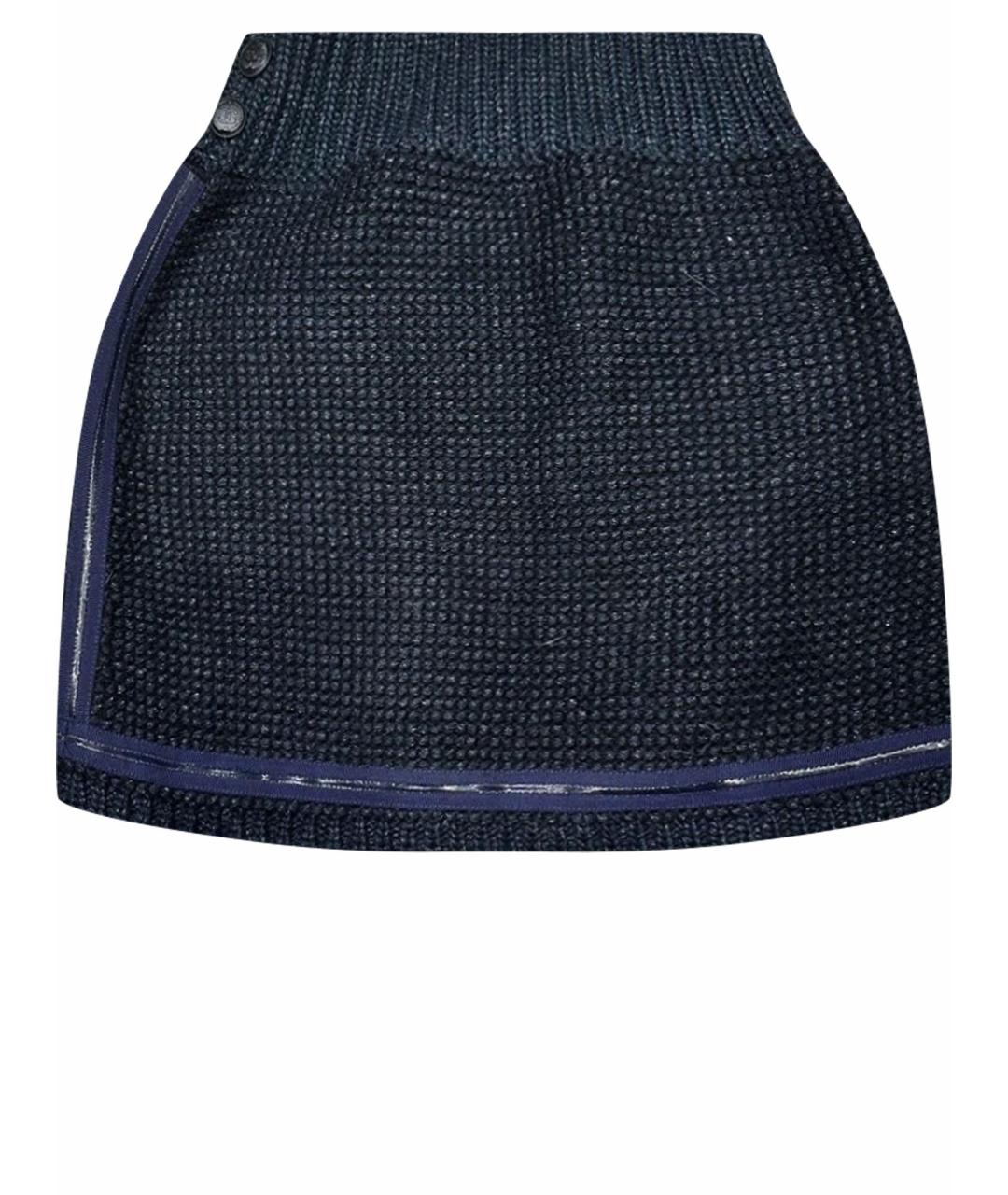 CHANEL PRE-OWNED Черная хлопковая юбка мини, фото 1