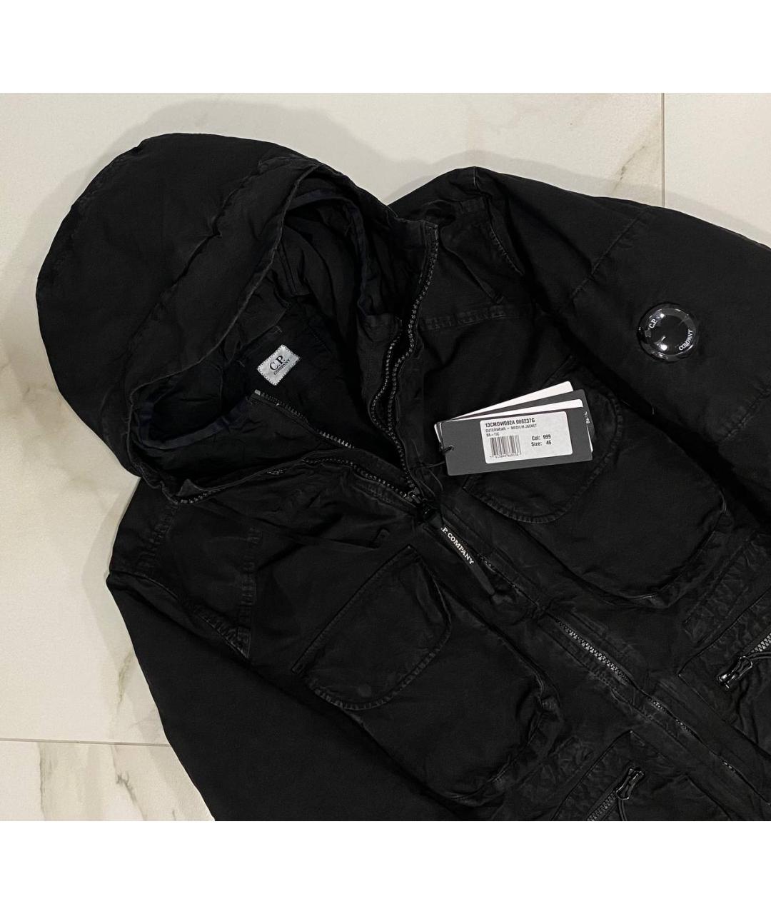CP COMPANY Черная куртка, фото 2