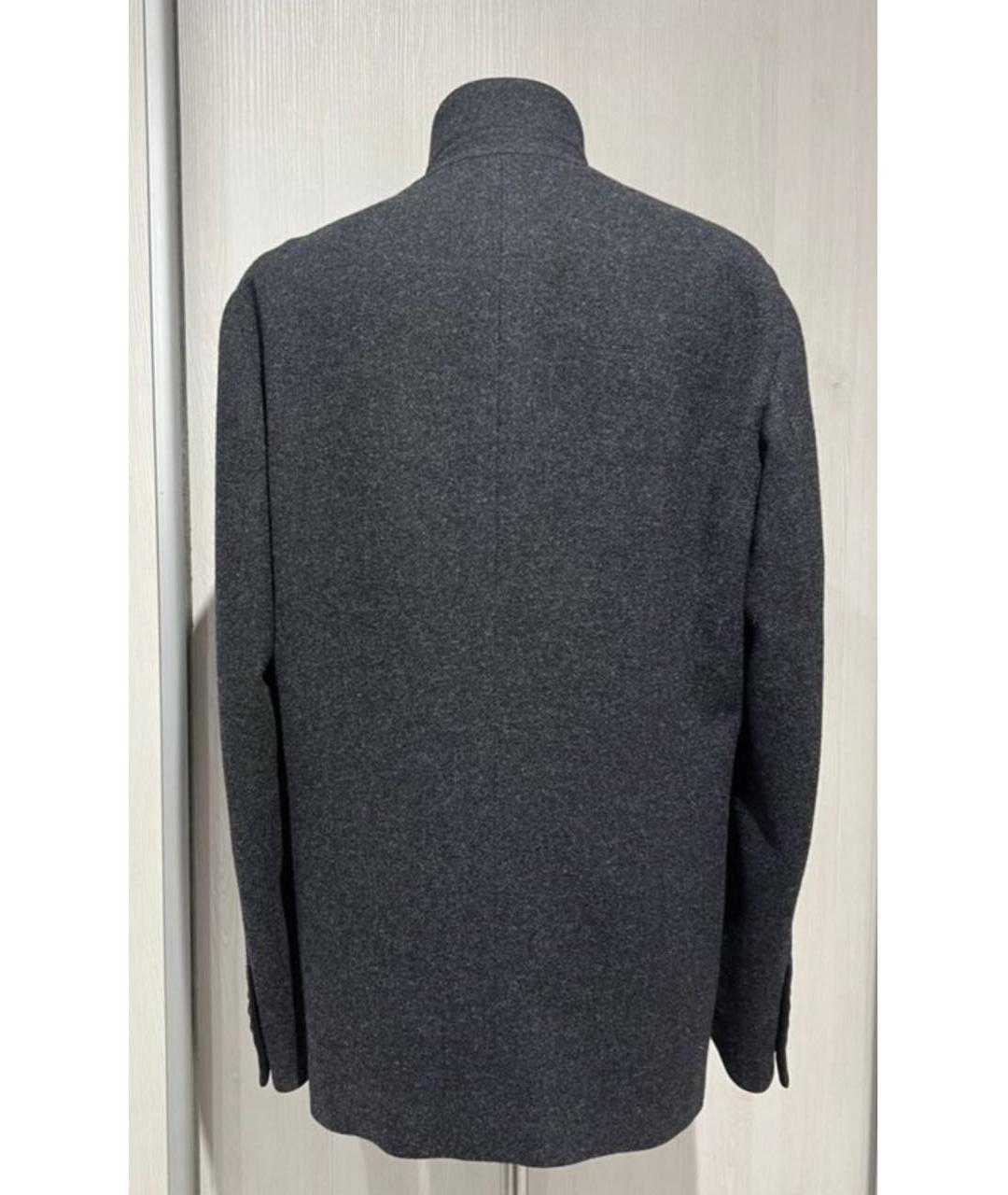 DOLCE&GABBANA Серое пальто, фото 2