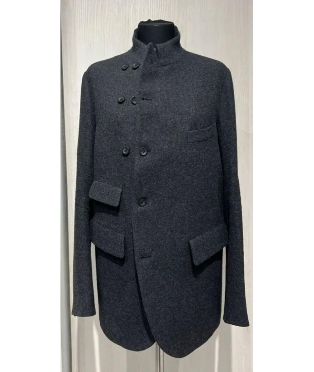 DOLCE&GABBANA Серое пальто, фото 5