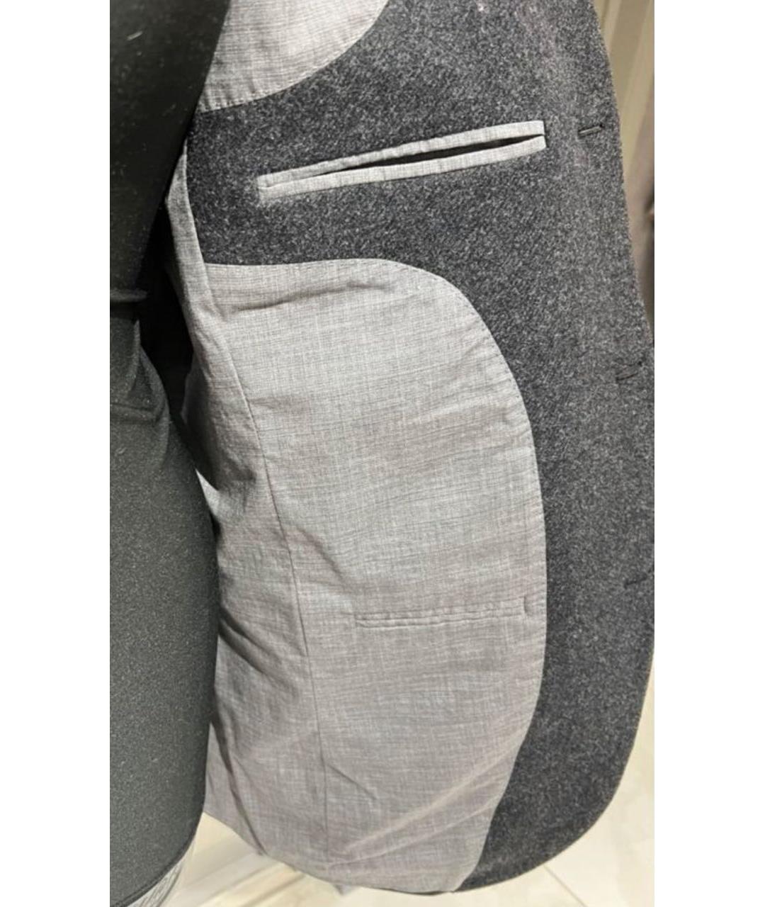 DOLCE&GABBANA Серое пальто, фото 3