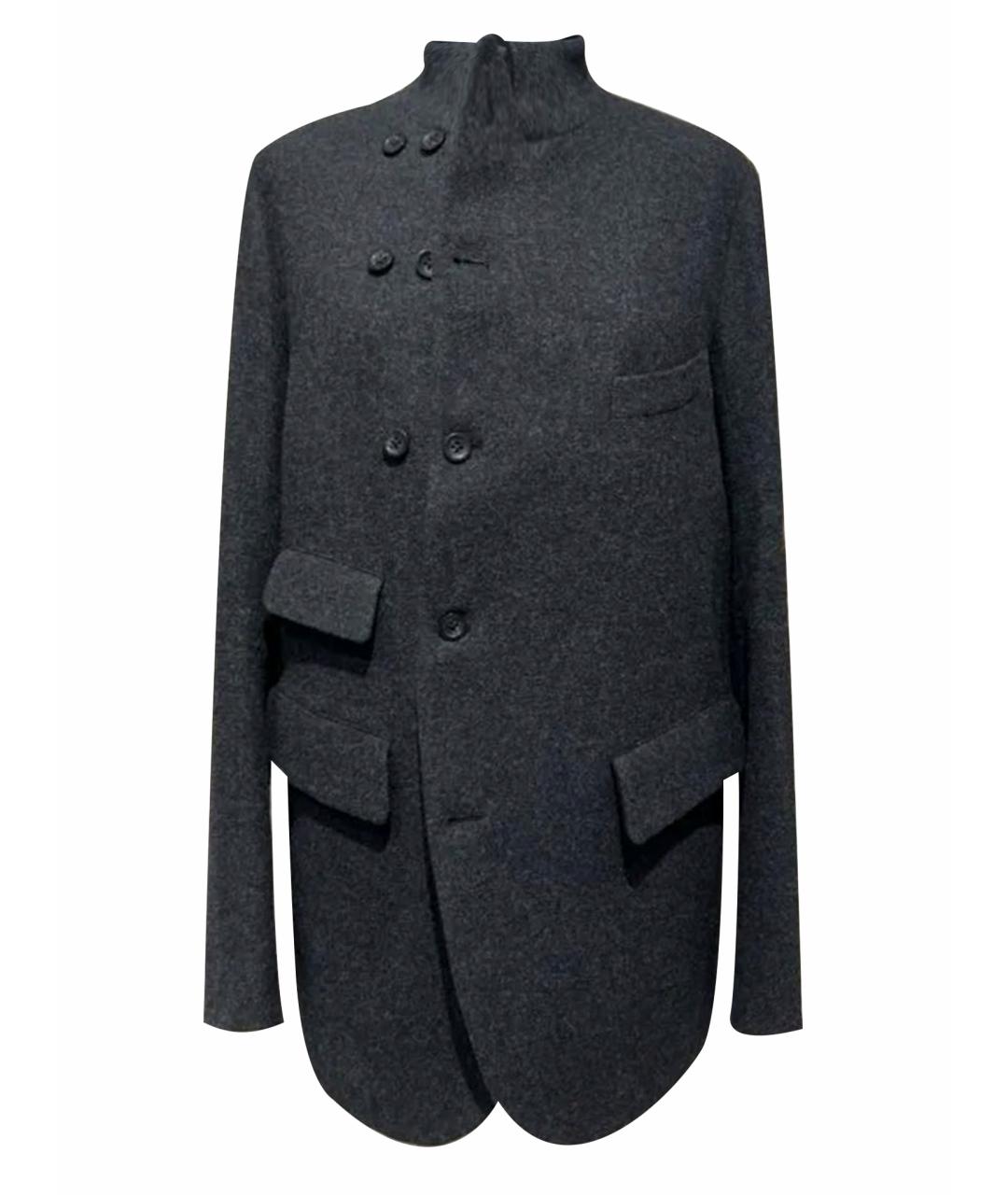 DOLCE&GABBANA Серое пальто, фото 1