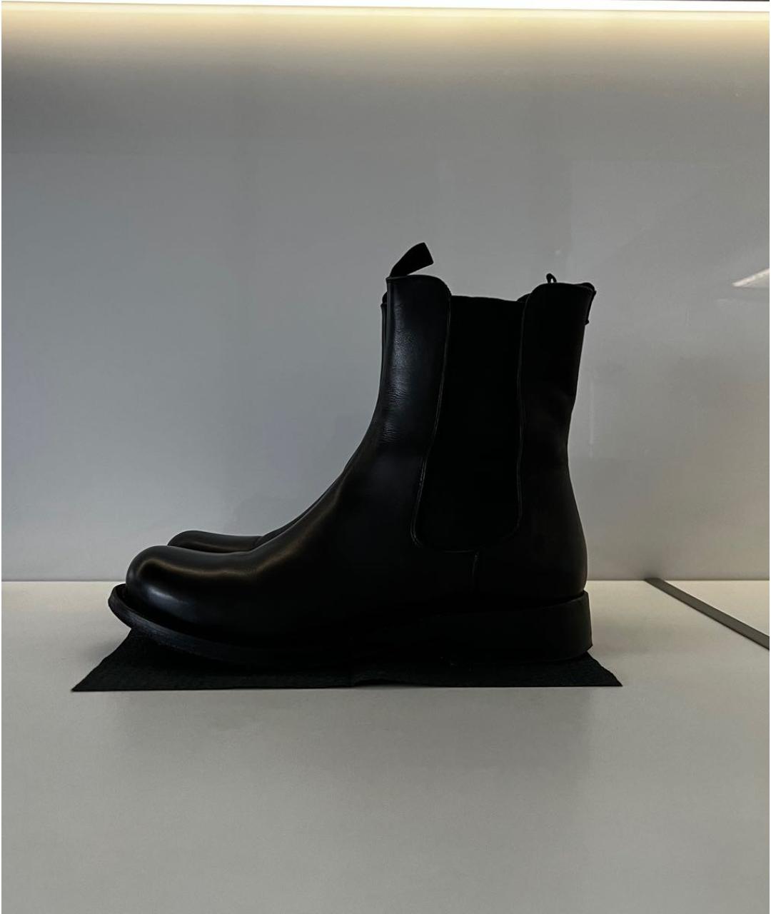 KITON Черные кожаные ботинки, фото 5