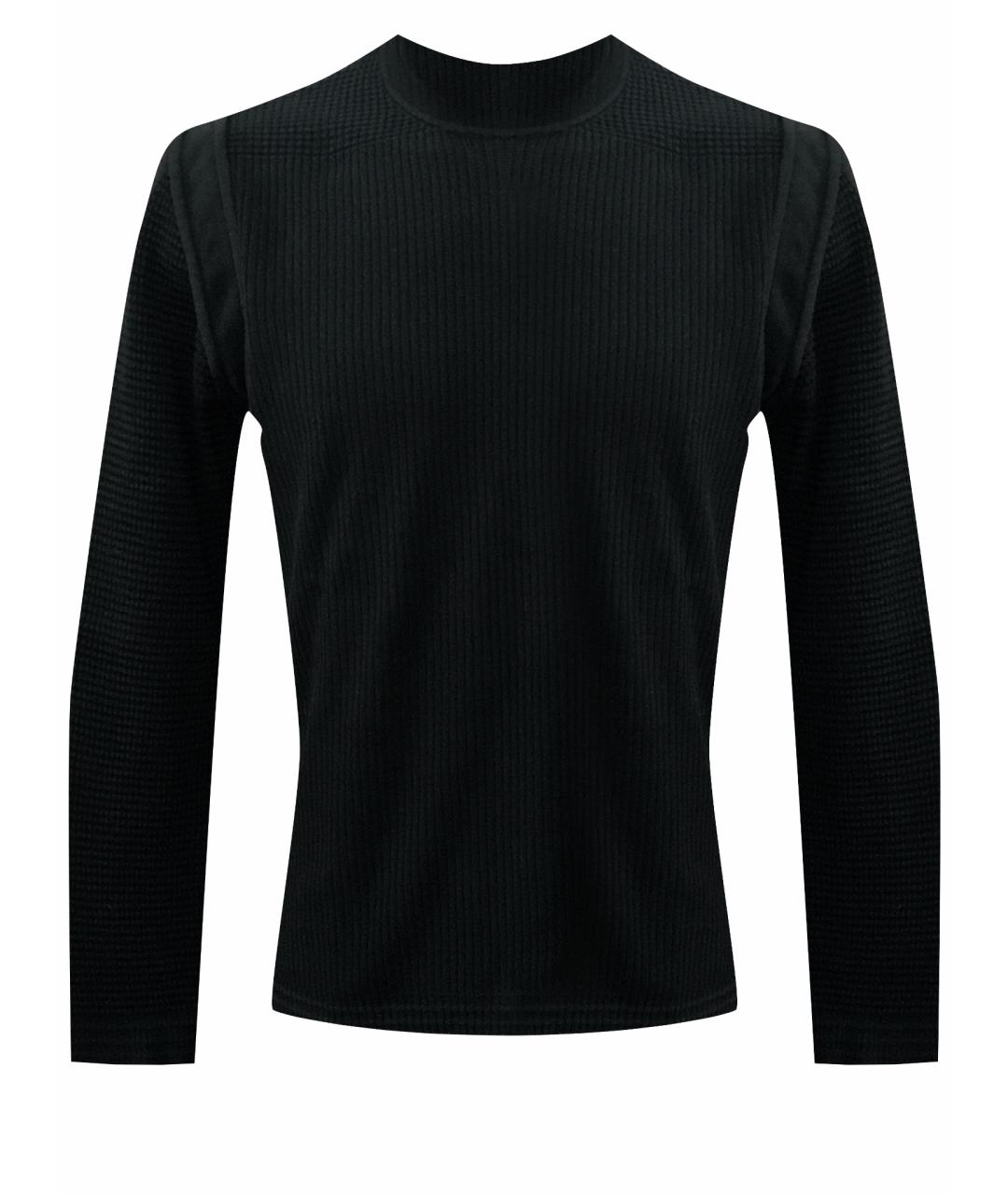 BILANCIONI Черный хлопковый джемпер / свитер, фото 1