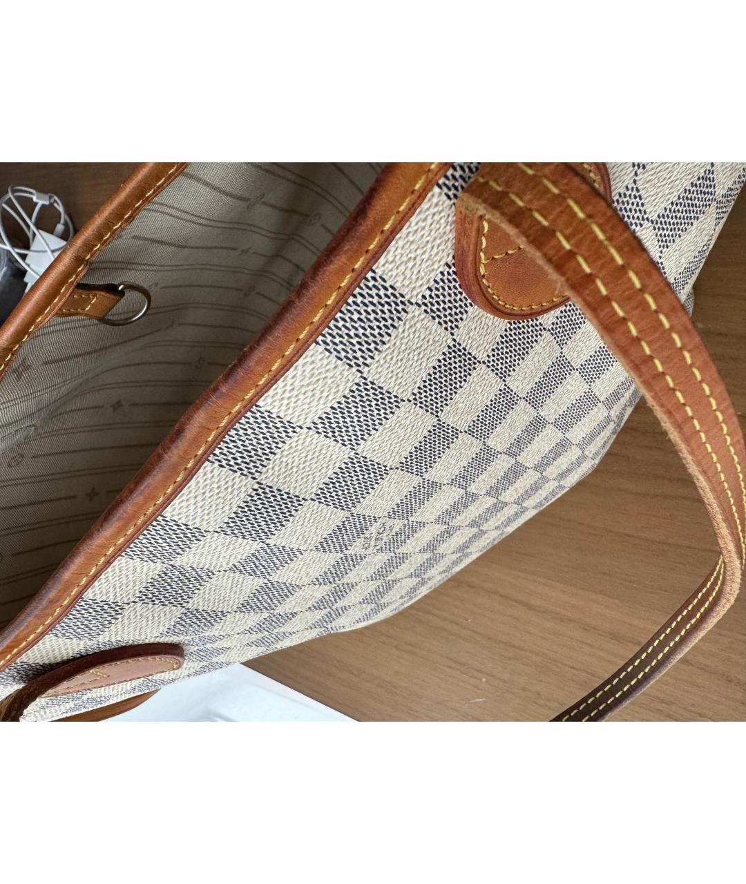 LOUIS VUITTON PRE-OWNED Белая сумка тоут, фото 6