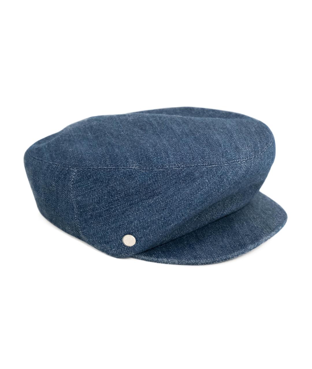HERMES PRE-OWNED Синяя хлопковая кепка, фото 1