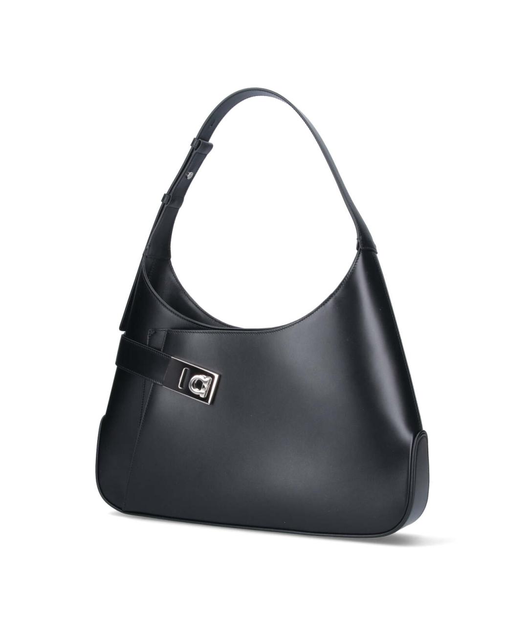 FERRAGAMO Черная сумка тоут, фото 2