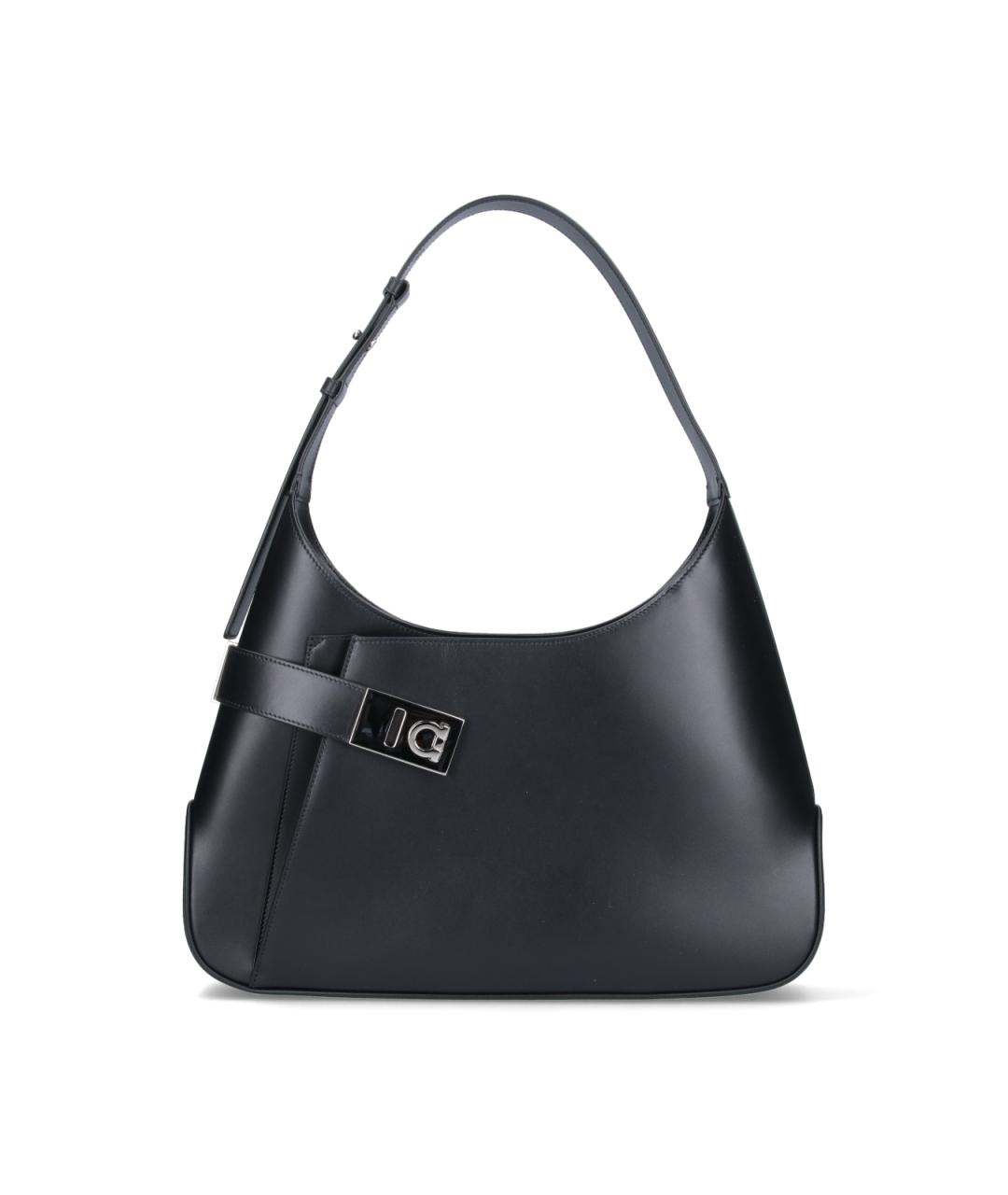 FERRAGAMO Черная сумка тоут, фото 1