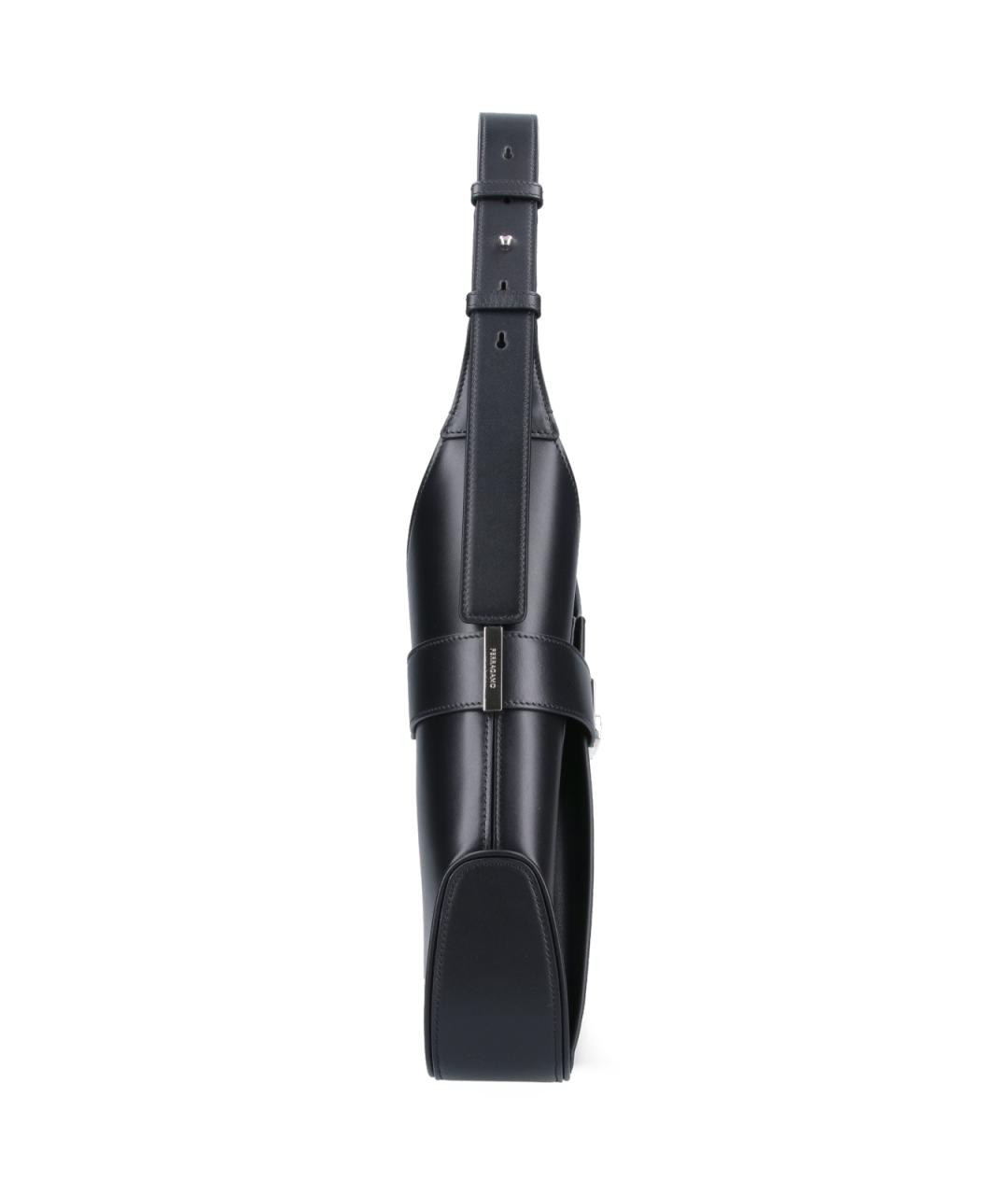 FERRAGAMO Черная сумка тоут, фото 5