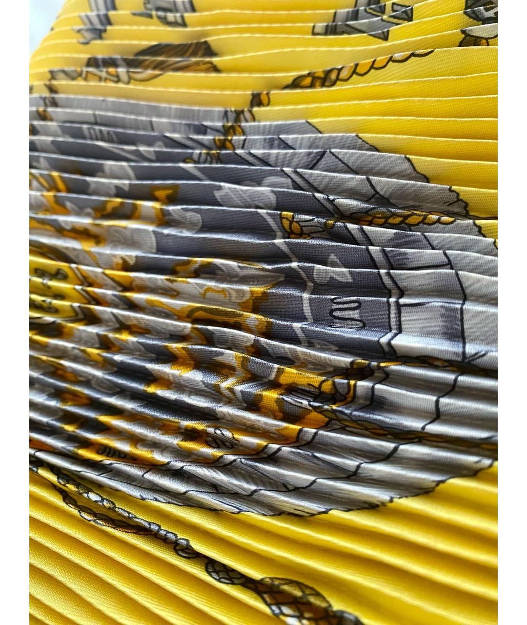 HERMES PRE-OWNED Желтый шелковый платок, фото 7