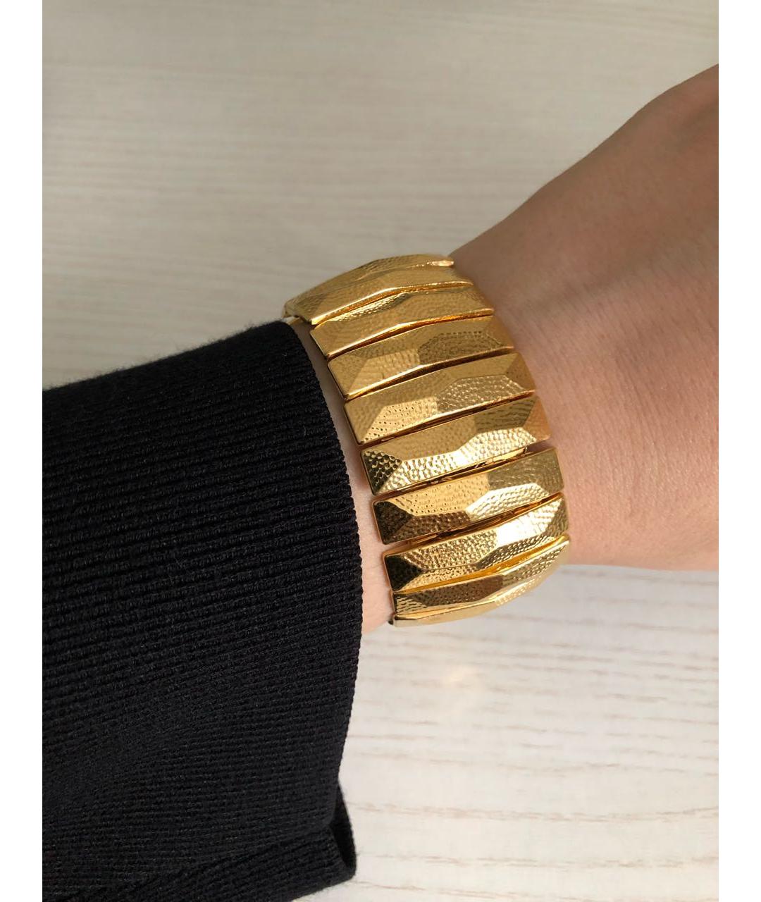 MONET Золотой металлический браслет, фото 4