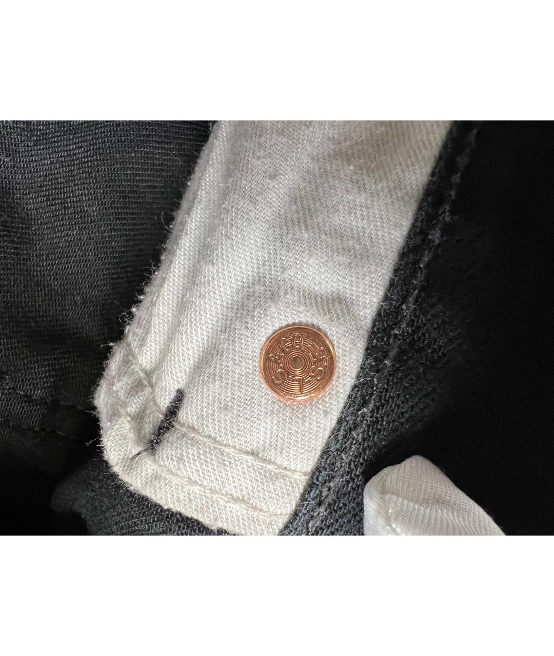 LEVI'S Черные хлопковые джинсы, фото 5