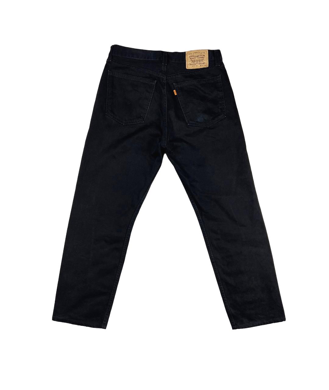 LEVI'S Черные хлопковые джинсы, фото 3