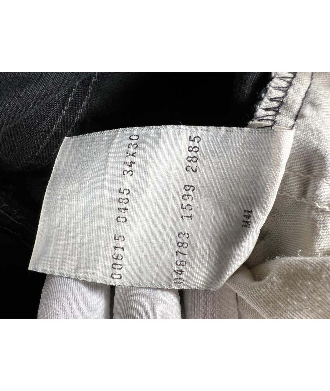 LEVI'S Черные хлопковые джинсы, фото 4