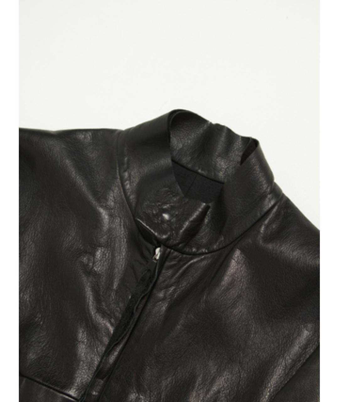 MA+ Черная кожаная куртка, фото 3