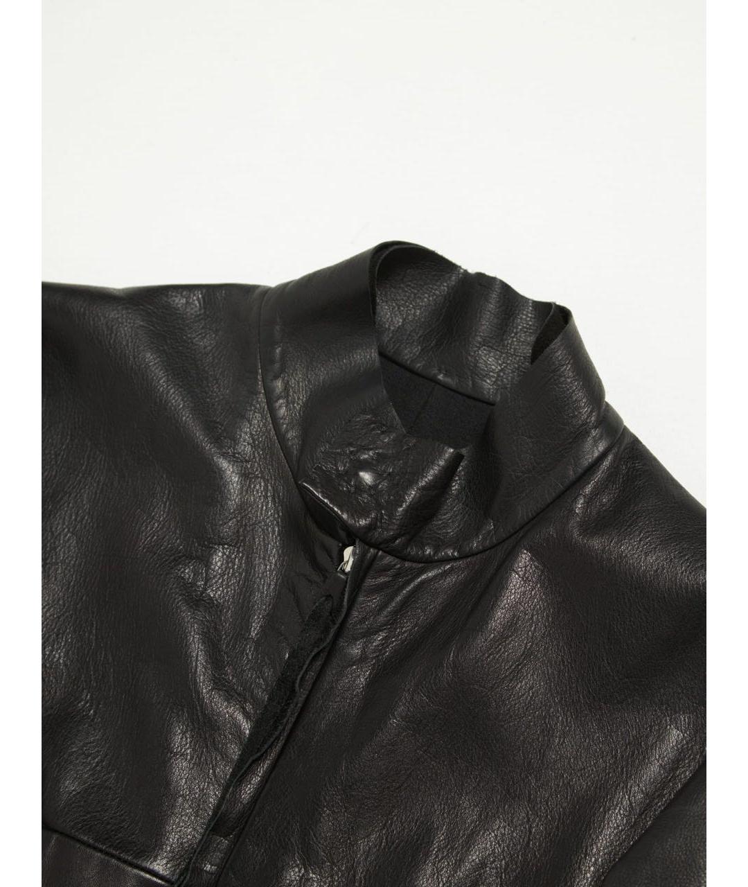 MA+ Черная кожаная куртка, фото 7
