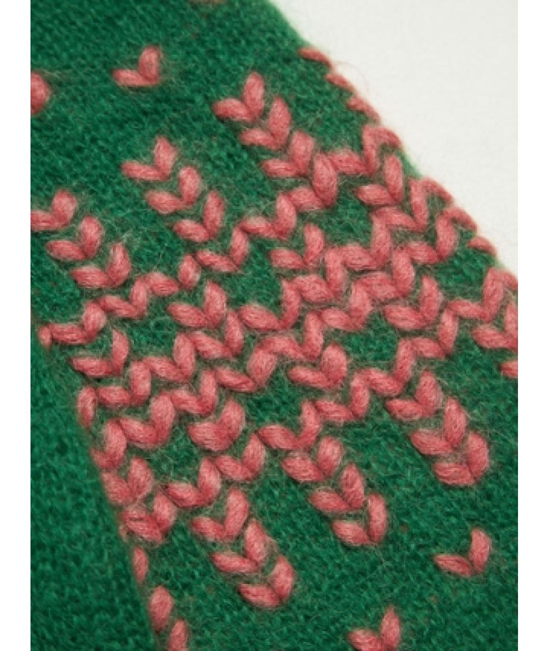 RAF SIMONS Зеленый шерстяной джемпер / свитер, фото 6