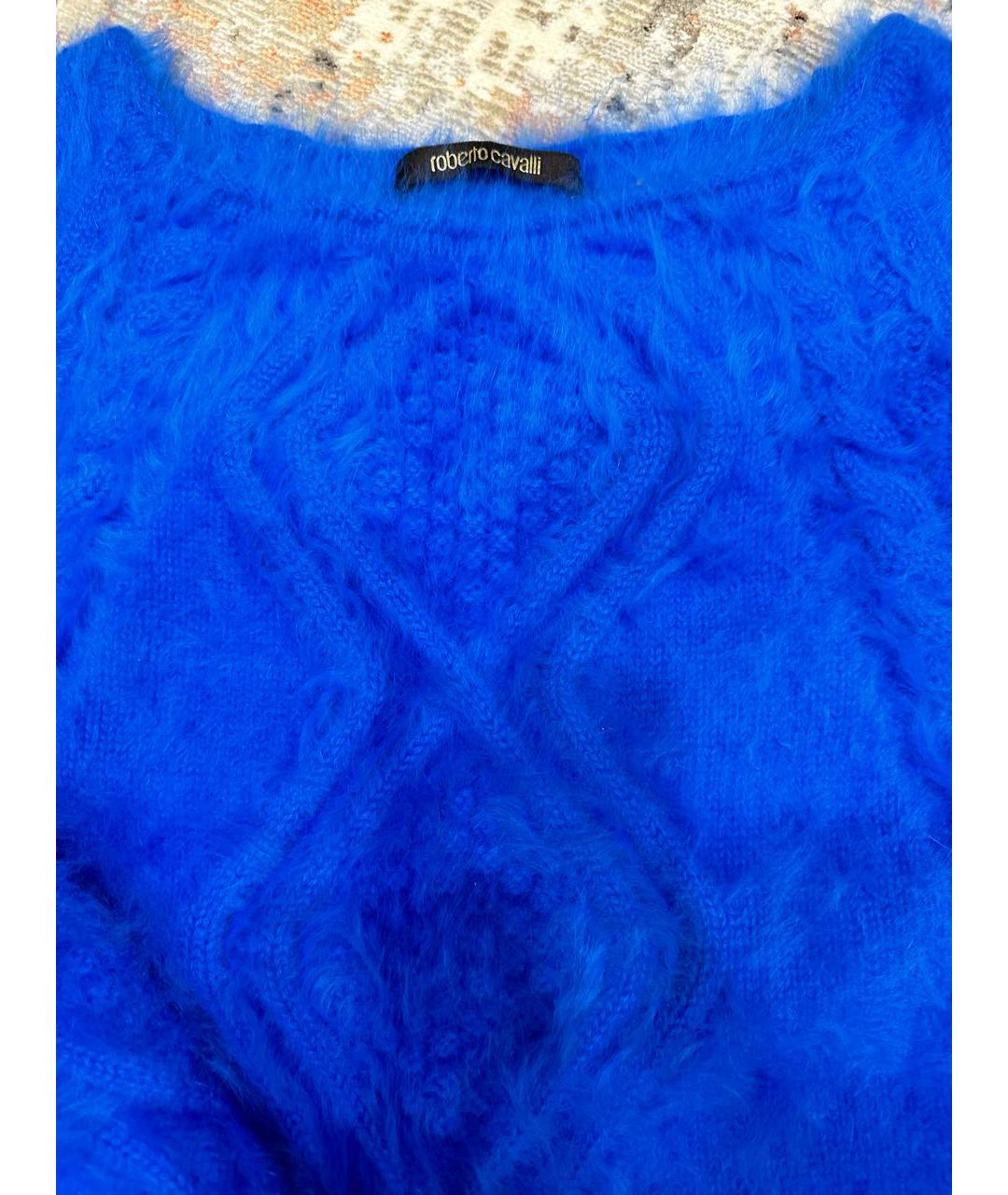 ROBERTO CAVALLI Синий джемпер / свитер, фото 2
