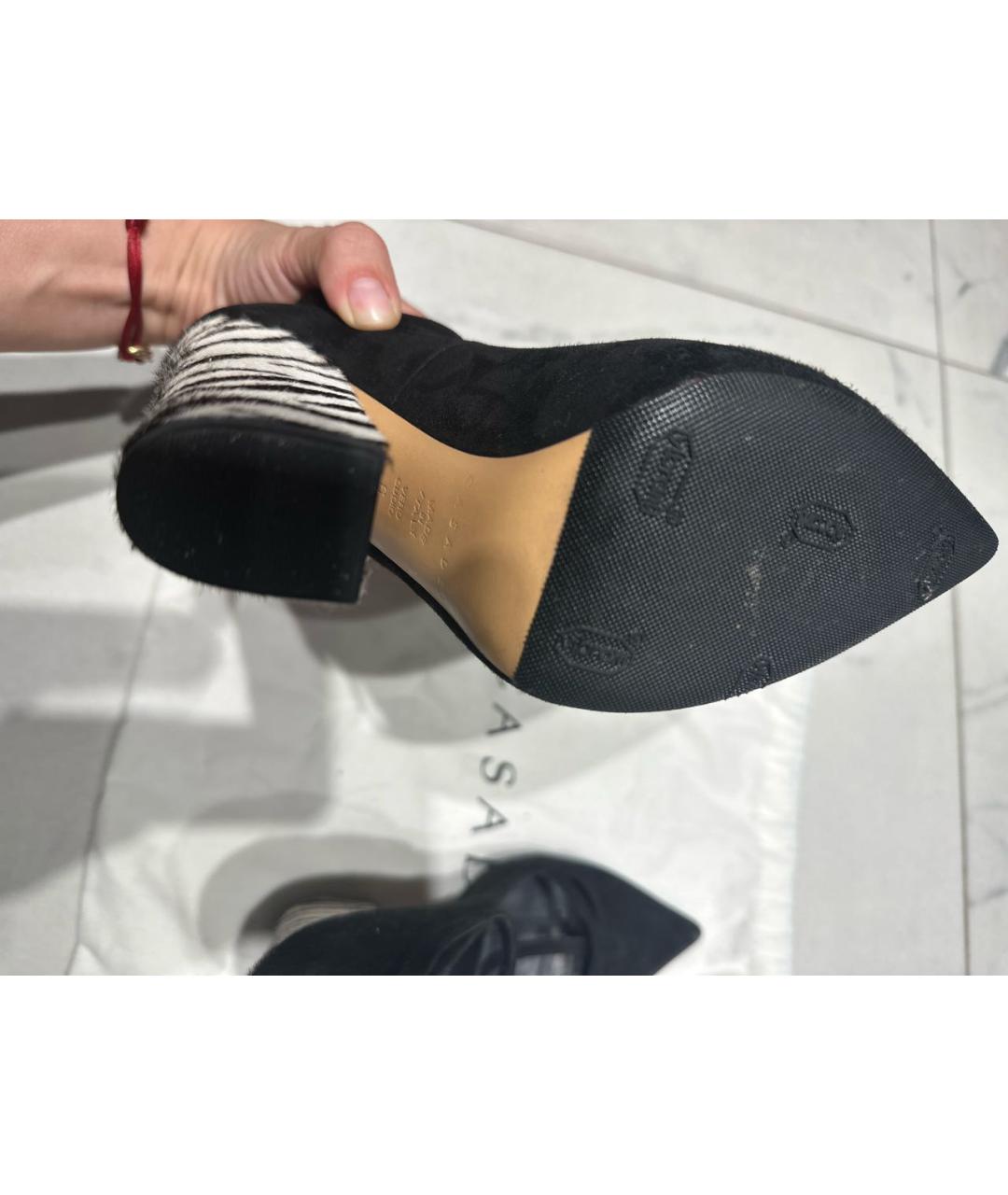 CASADEI Черные туфли из экзотической кожи, фото 6