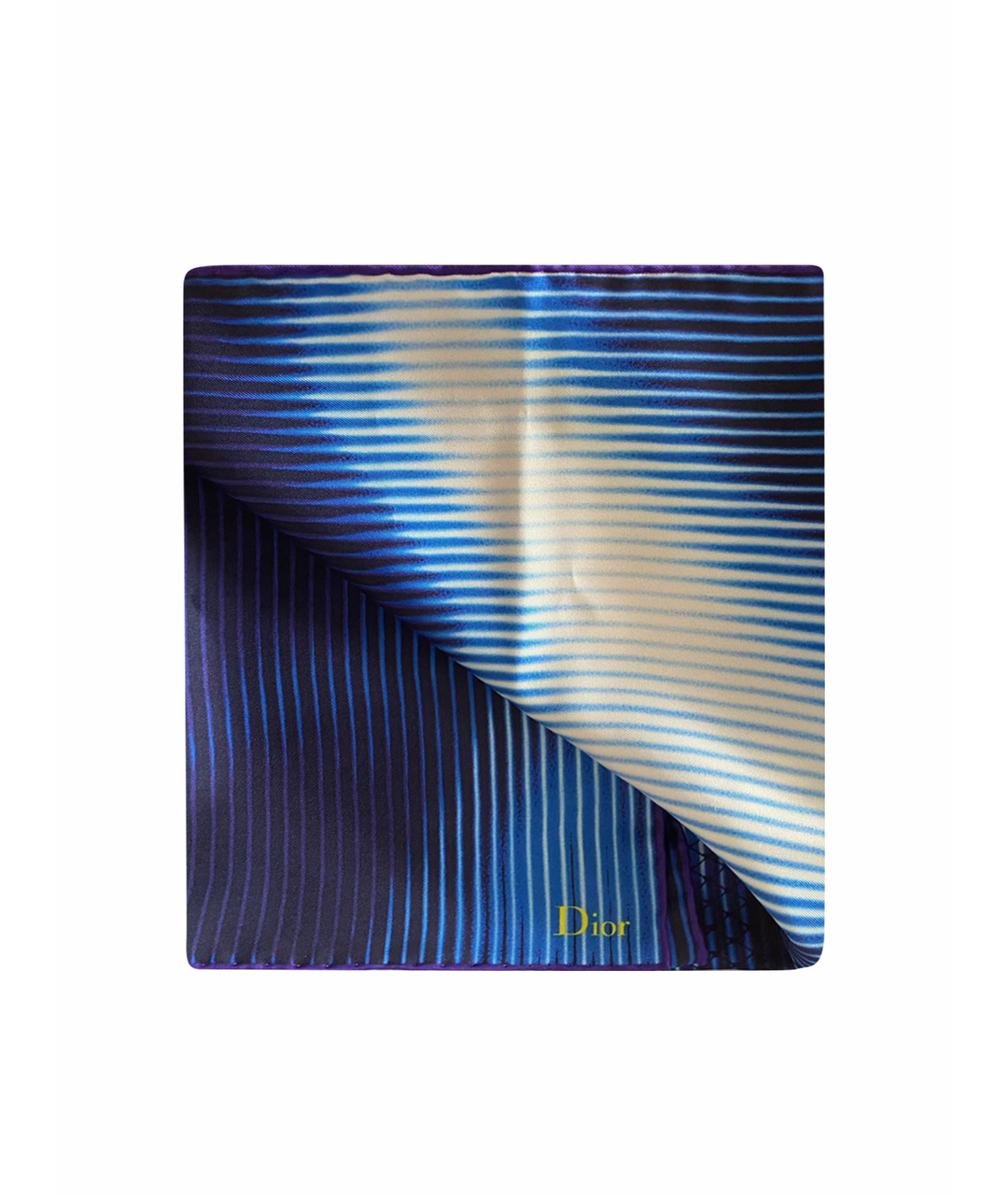 CHRISTIAN DIOR PRE-OWNED Синий шелковый шарф, фото 1