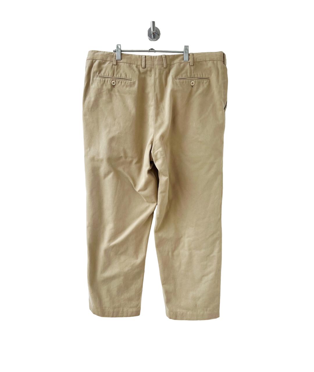 BRIONI Бежевые хлопковые брюки чинос, фото 2