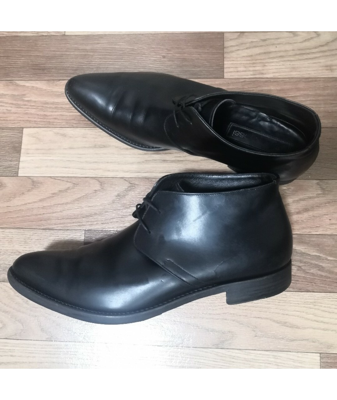 SERGIO ROSSI Черные кожаные низкие ботинки, фото 2