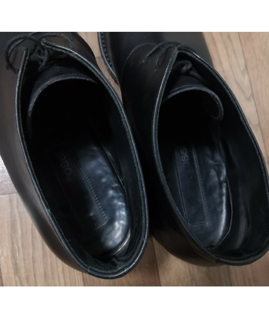 SERGIO ROSSI Черные кожаные низкие ботинки, фото 9