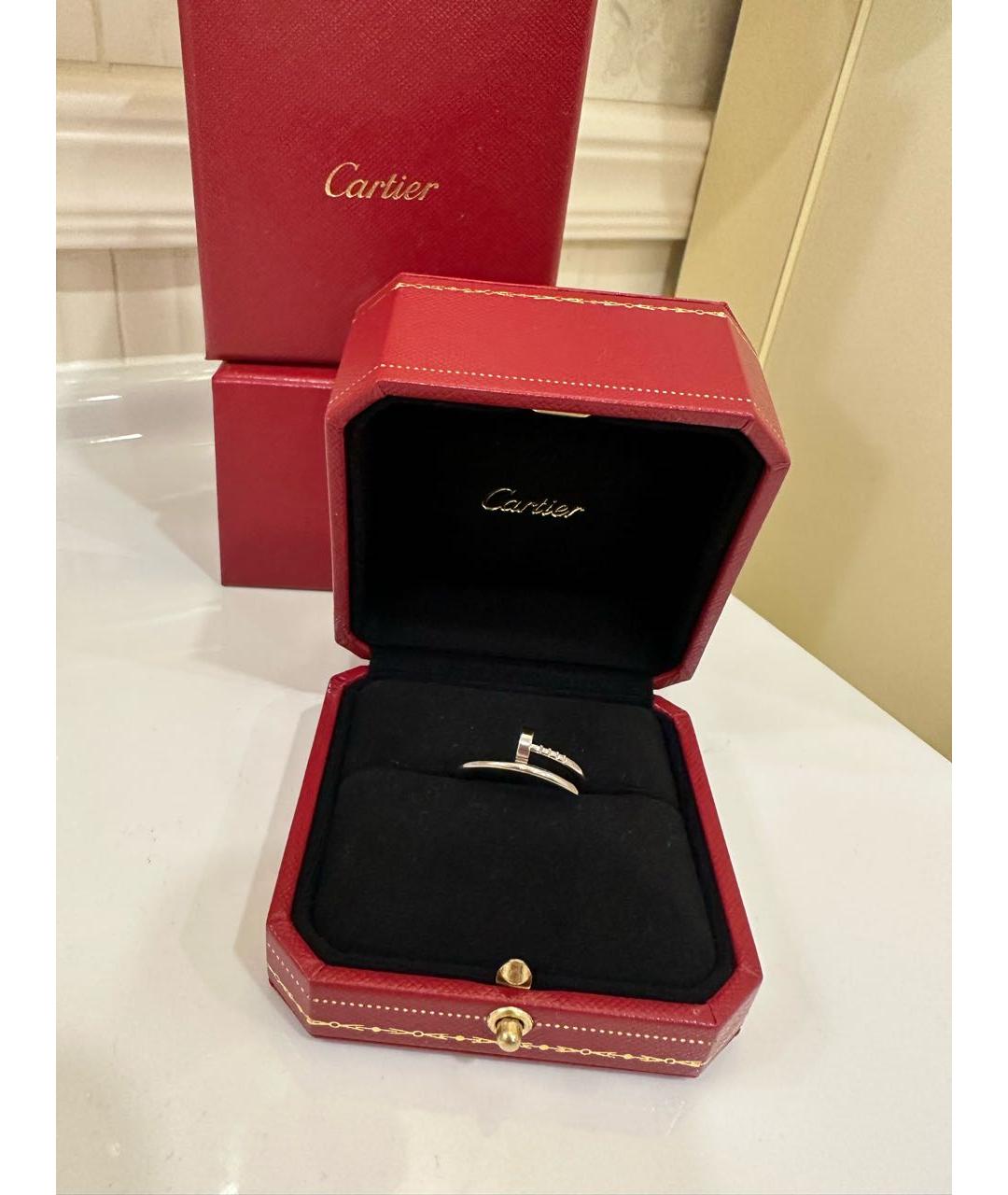 CARTIER Белое кольцо из белого золота, фото 6