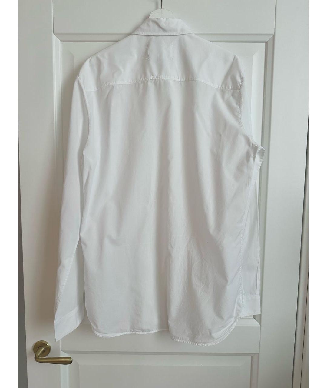 MAISON MARGIELA Белая хлопковая классическая рубашка, фото 2
