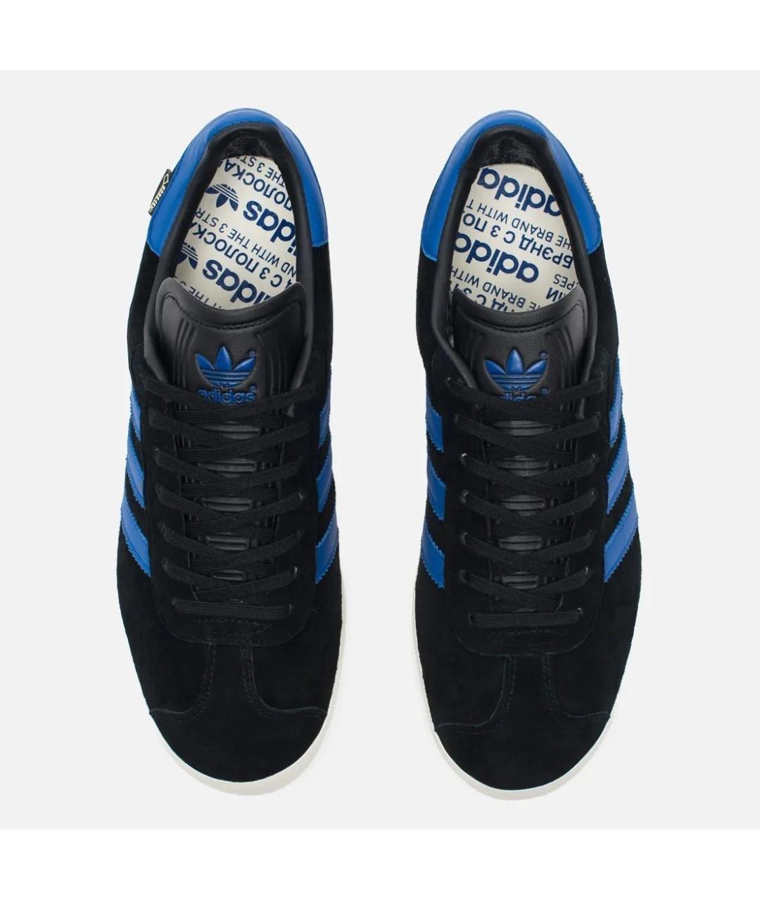 ADIDAS Черные замшевые низкие кроссовки / кеды, фото 3
