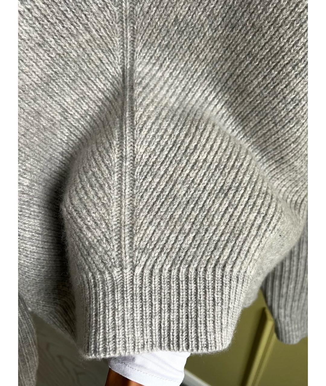 LE KASHA Серый кашемировый джемпер / свитер, фото 6
