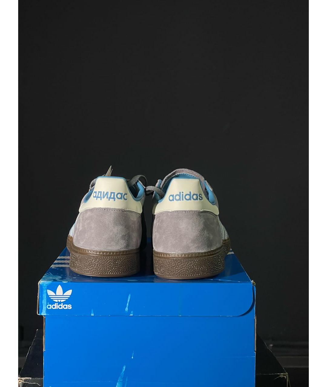 ADIDAS Серые замшевые низкие кроссовки / кеды, фото 8