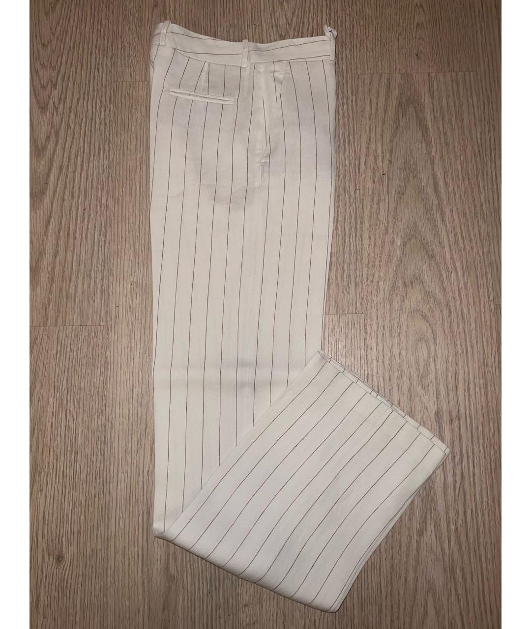 LORO PIANA Белый льняной костюм с брюками, фото 4