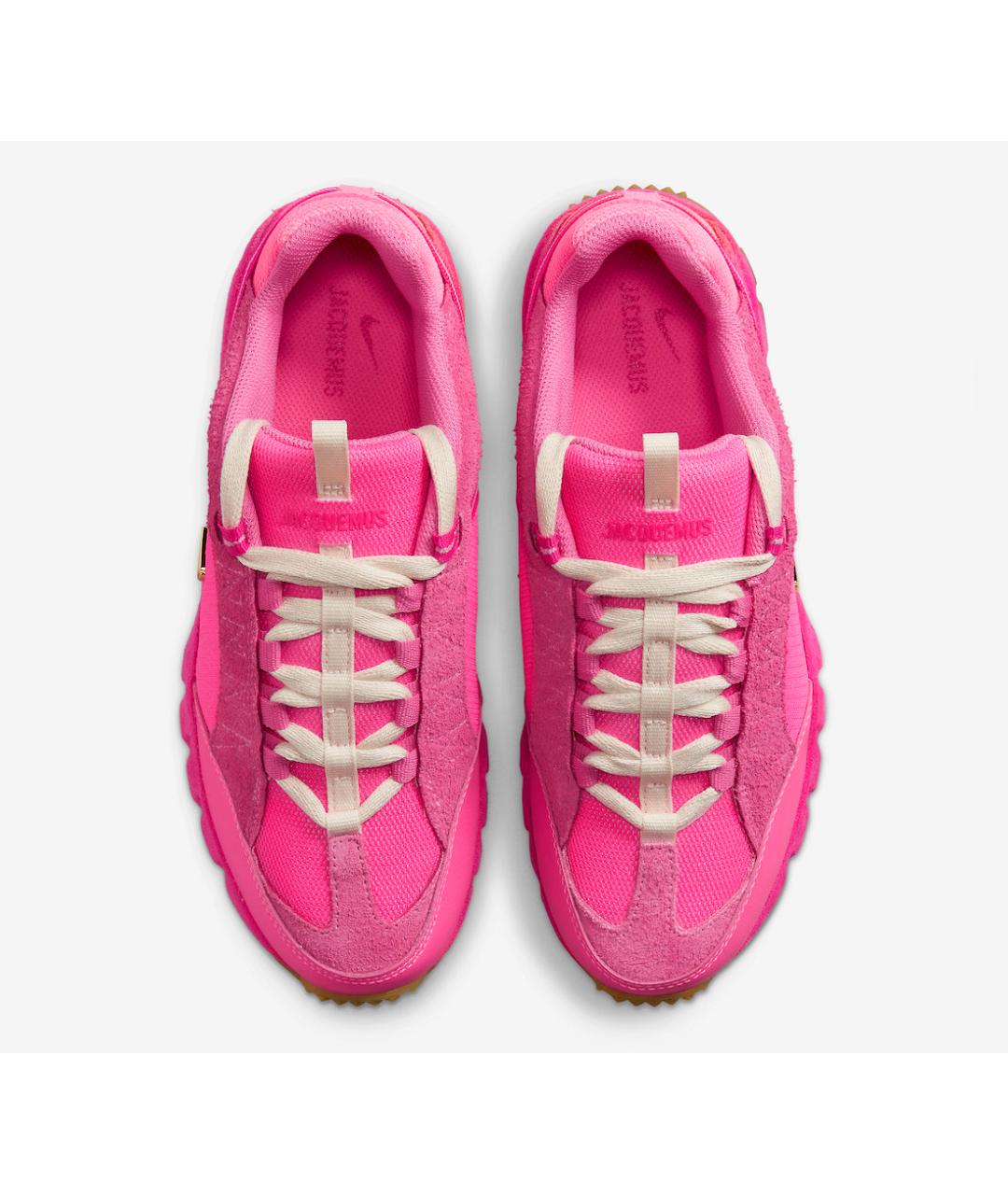 NIKE Розовые замшевые кроссовки, фото 3