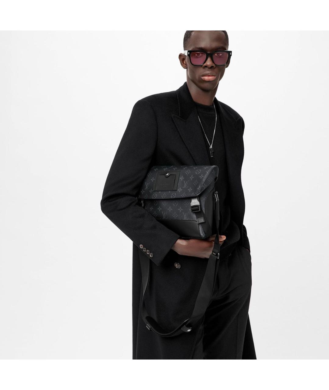 LOUIS VUITTON Черная сумка на плечо, фото 6