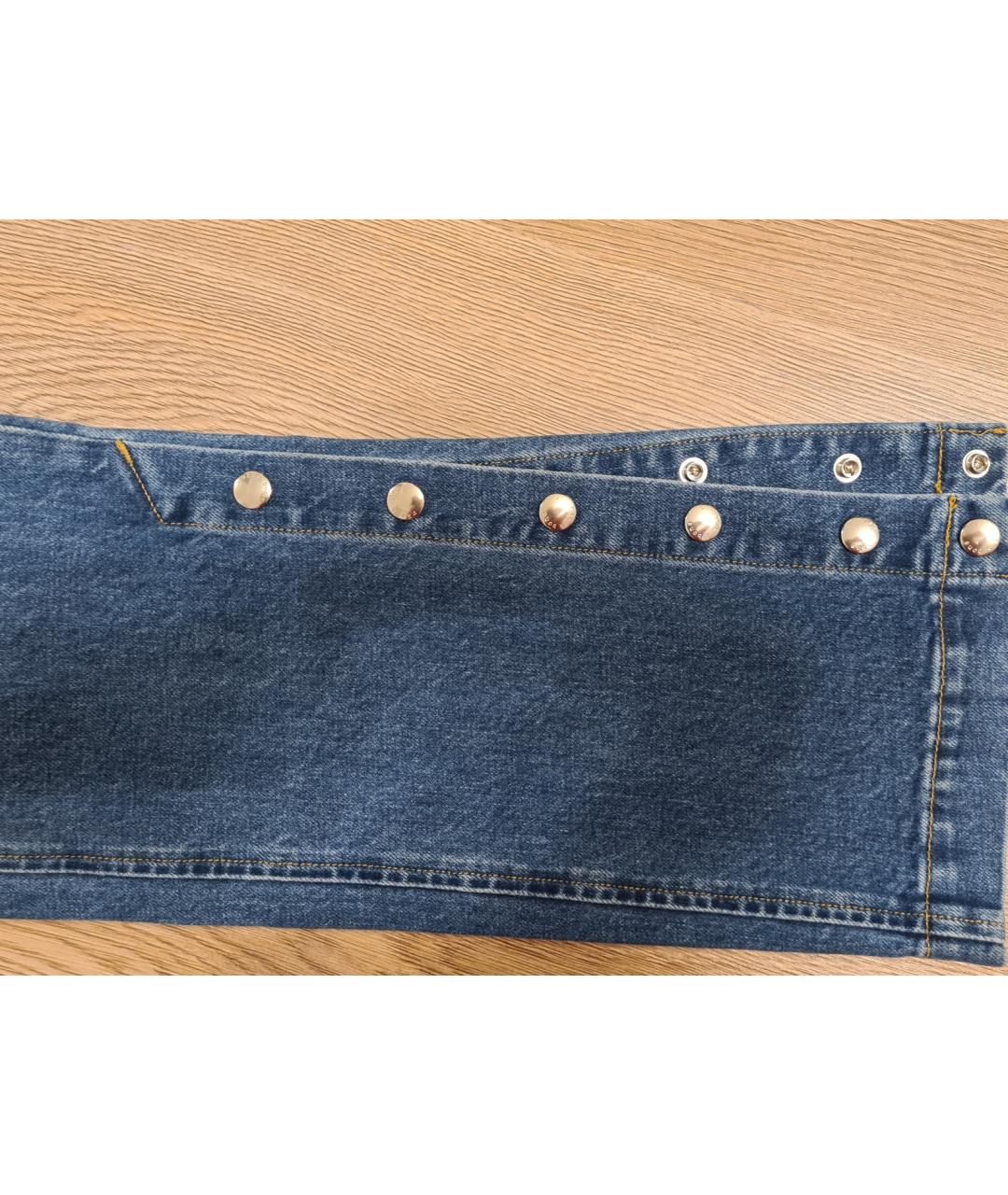 RAG&BONE Синие хлопковые джинсы клеш, фото 7