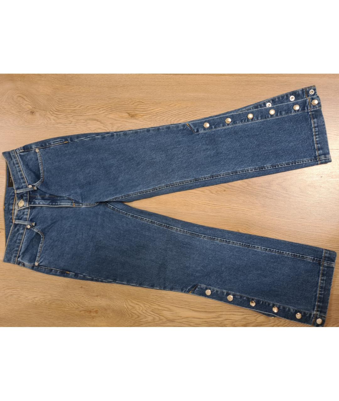RAG&BONE Синие хлопковые джинсы клеш, фото 2