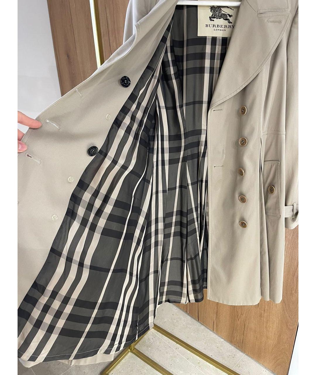 BURBERRY Бежевый тренч/плащ, фото 3