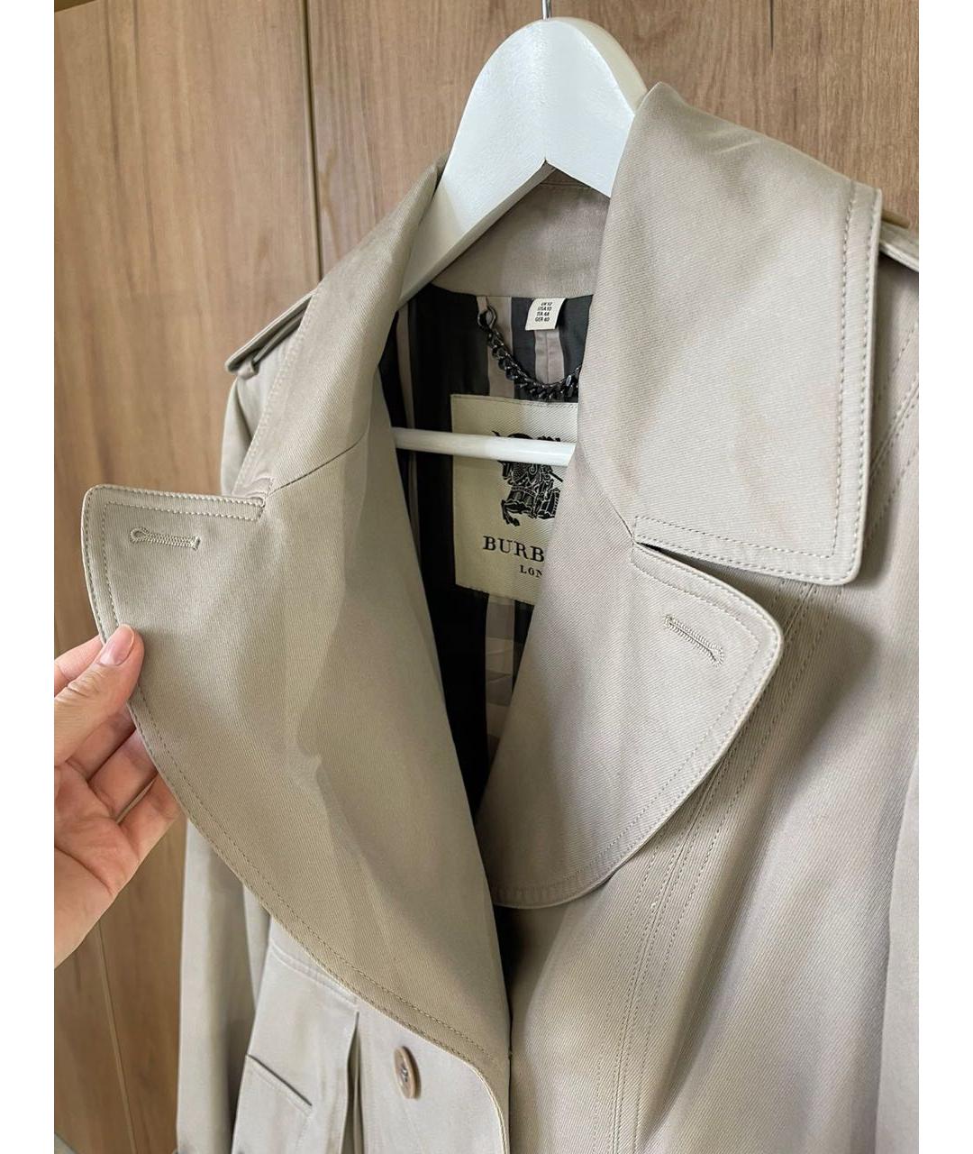 BURBERRY Бежевый тренч/плащ, фото 5