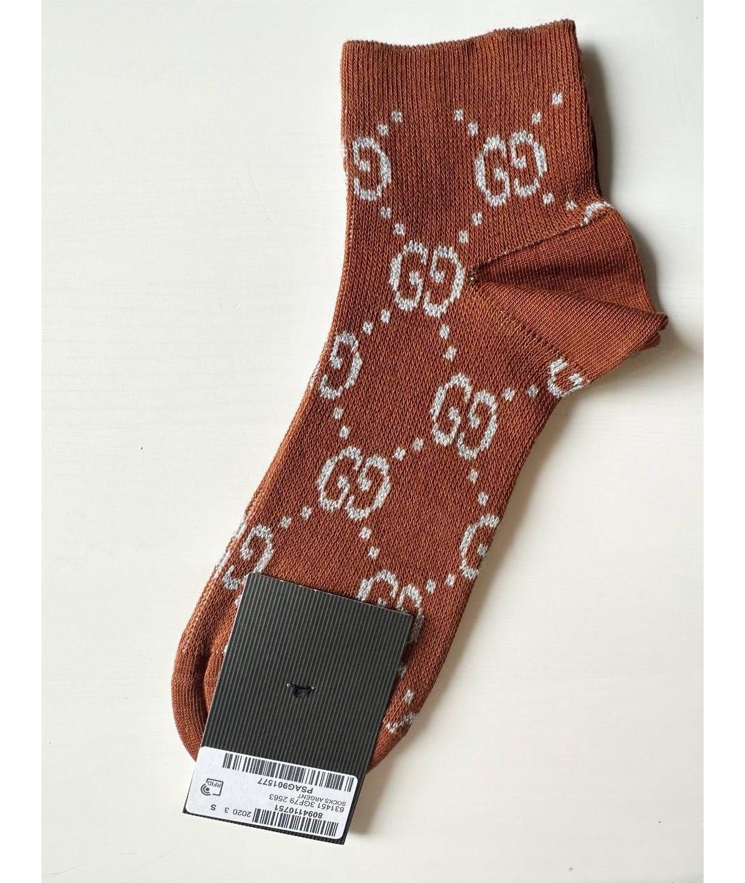 GUCCI Оранжевое носки, чулки и колготы, фото 5