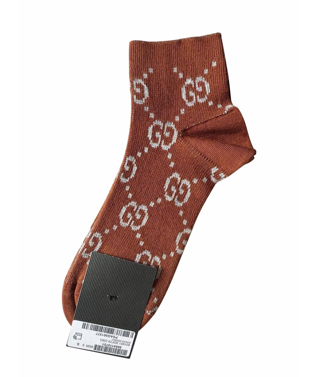 GUCCI Оранжевое носки, чулки и колготы, фото 1