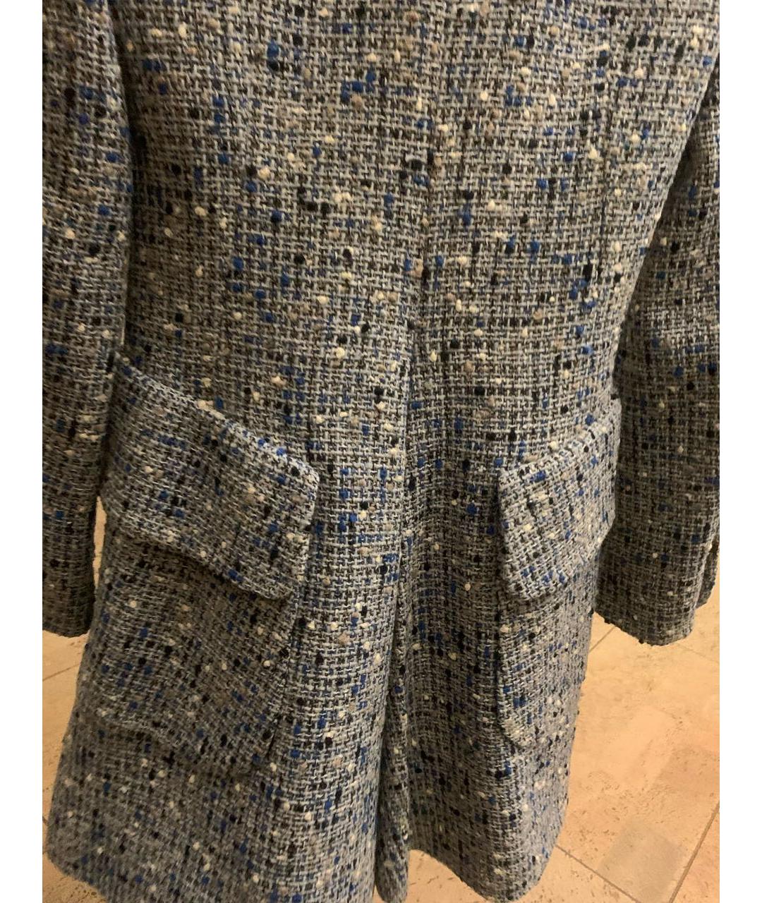 CHRISTIAN DIOR PRE-OWNED Голубой шерстяной жакет/пиджак, фото 2