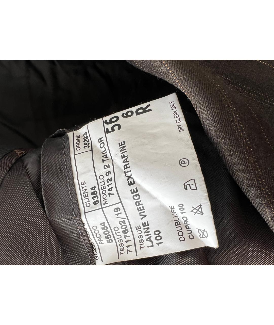 CORNELIANI Коричневый шерстяной пиджак, фото 4