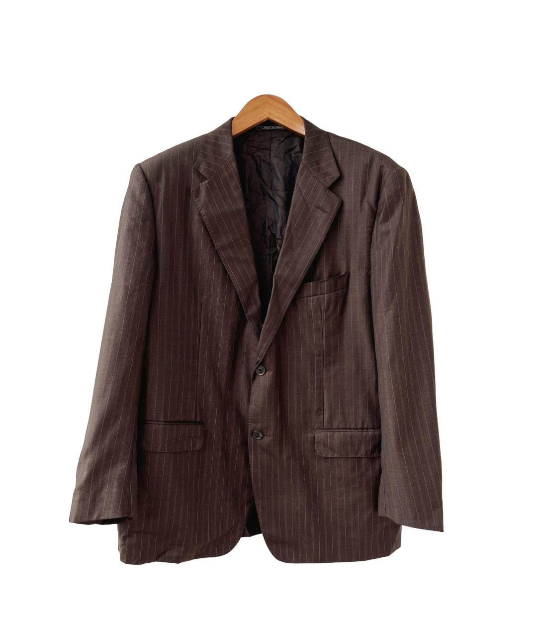 CORNELIANI Коричневый шерстяной пиджак, фото 5