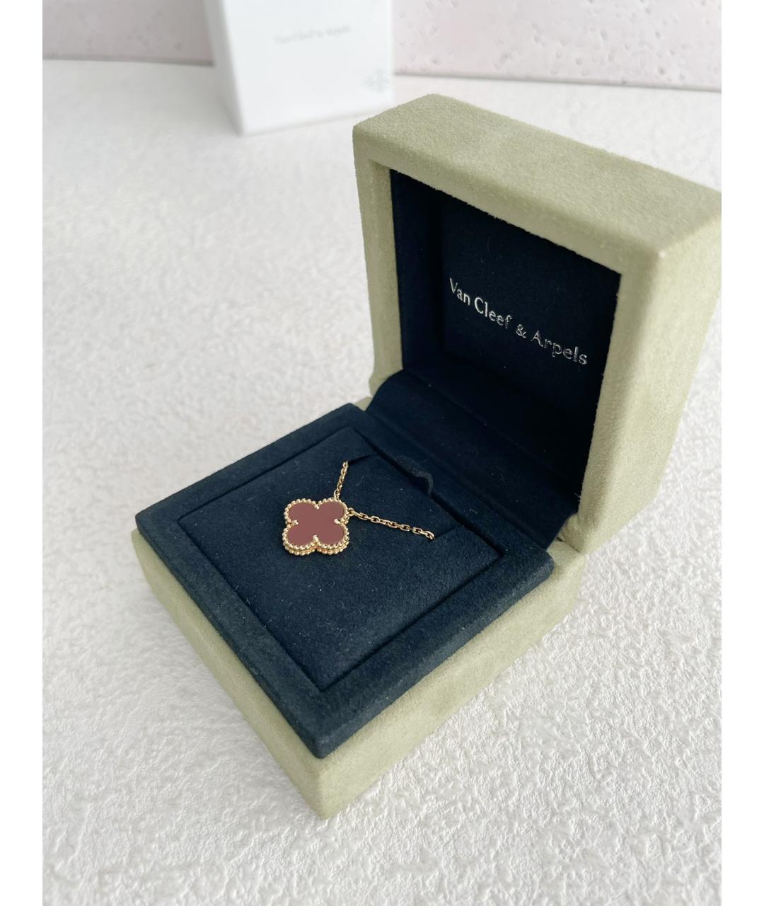 VAN CLEEF & ARPELS Бордовое колье из розового золота, фото 2